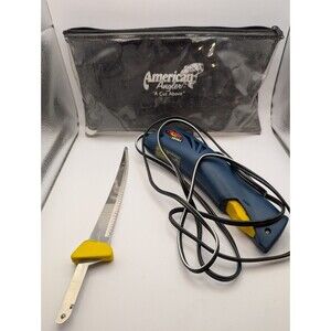 American Angler Ultra Electric Fillet Knife 31225 w 2 Blades Tested Working